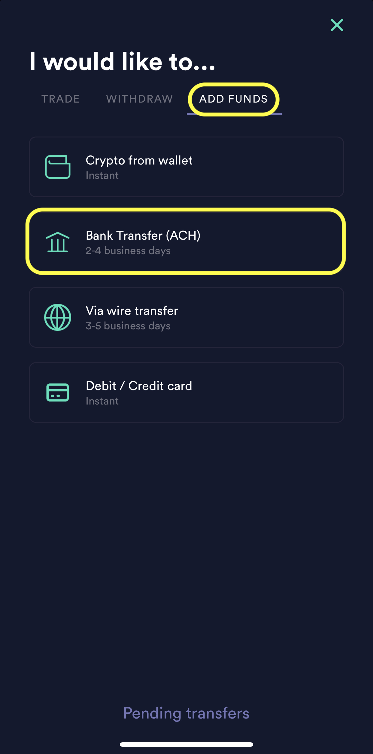 How do I deposit USD on Newton using a Bank Transfer (ACH)? – Newton USA